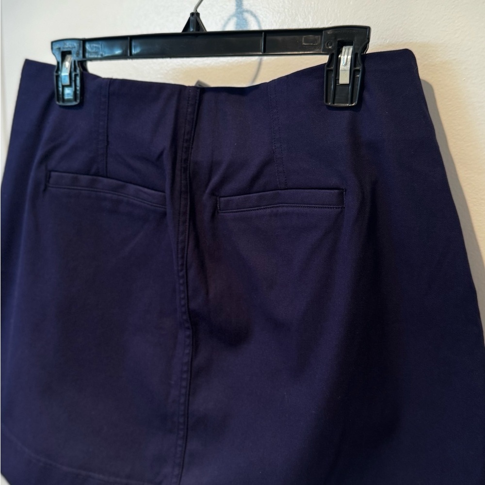 SPANX Stretch Mini Skirt - Lapis Blue Size Large - Picture 5 of 15